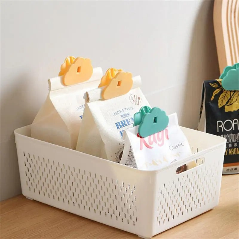 Creative Cloud Shape Food Sealing Clip, Bag Clips For Food Storage, Food Bag Clamp Sealing Clip Creative Cloud Shape Food Sealing Clip, Bag Clips For Food Storage, Food Bag Clamp Sealing Clip